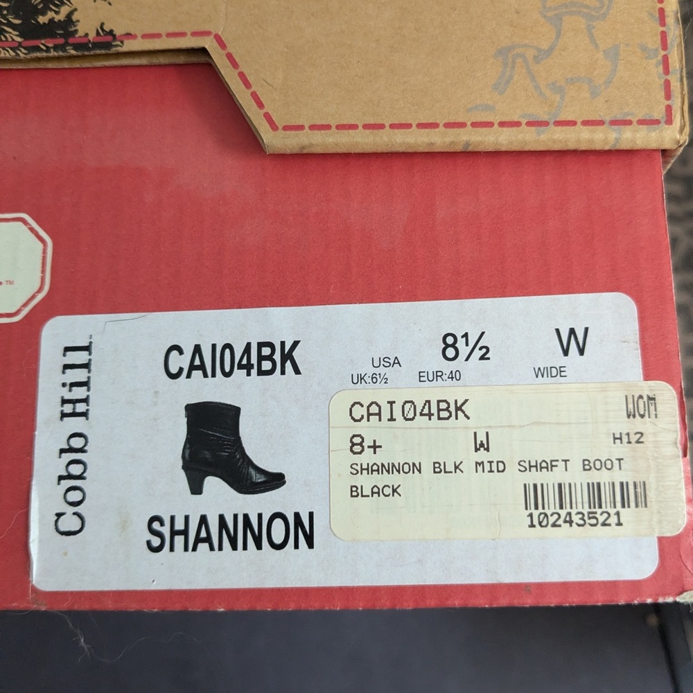 Cobb Hill by New Balance Black Heeled Boots